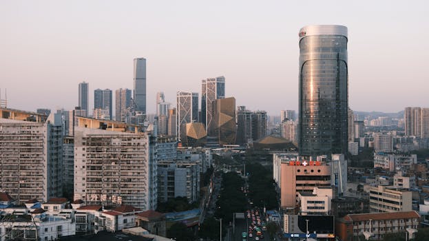 兰州新区影视城中国城市景观