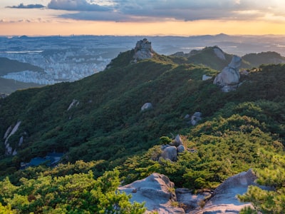 磐石莲花山实景图片