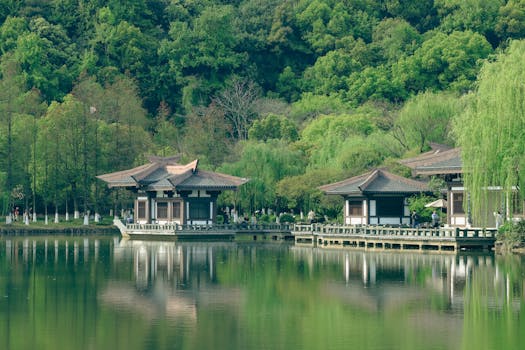 东大塘风景区实景图片