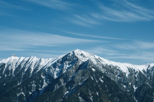 黑油山冬季雪山景观