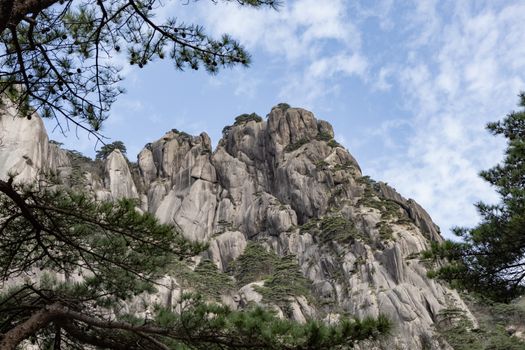 黄围山实景图片