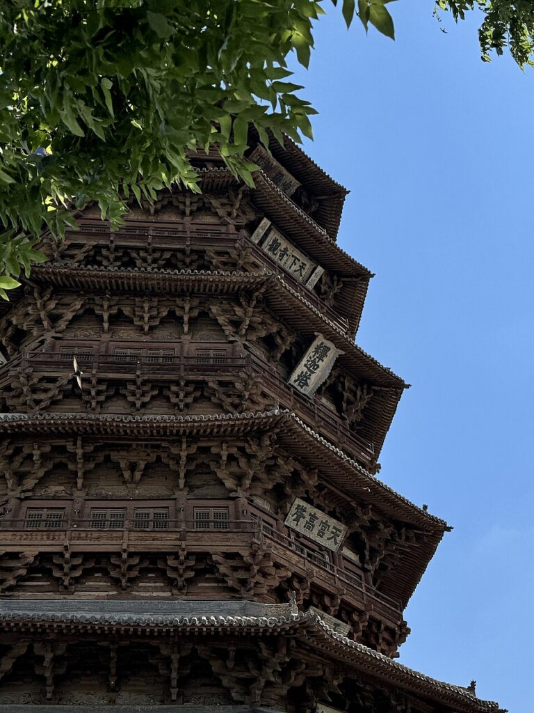 应县木塔建筑细节图片