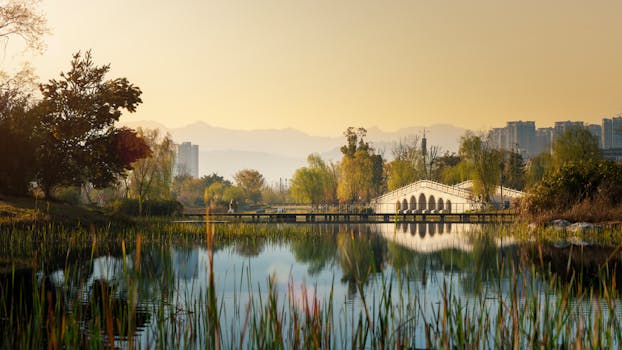 文水西山公园实景图片