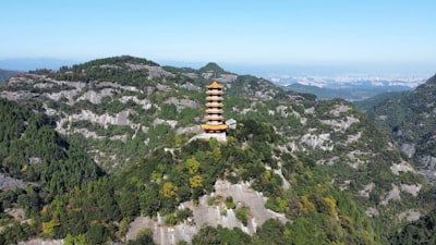 昌图大架子山山顶塔楼景观