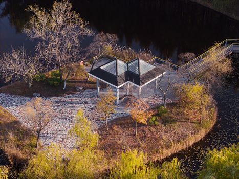 乌苏市九莲泉水景公园实景图片