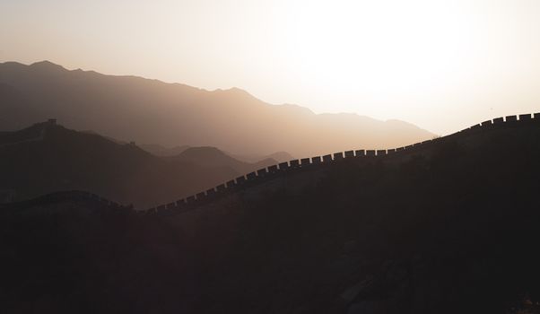 大同长城丘陵景色