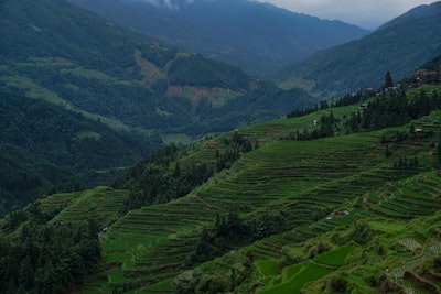 占里侗寨山谷景色