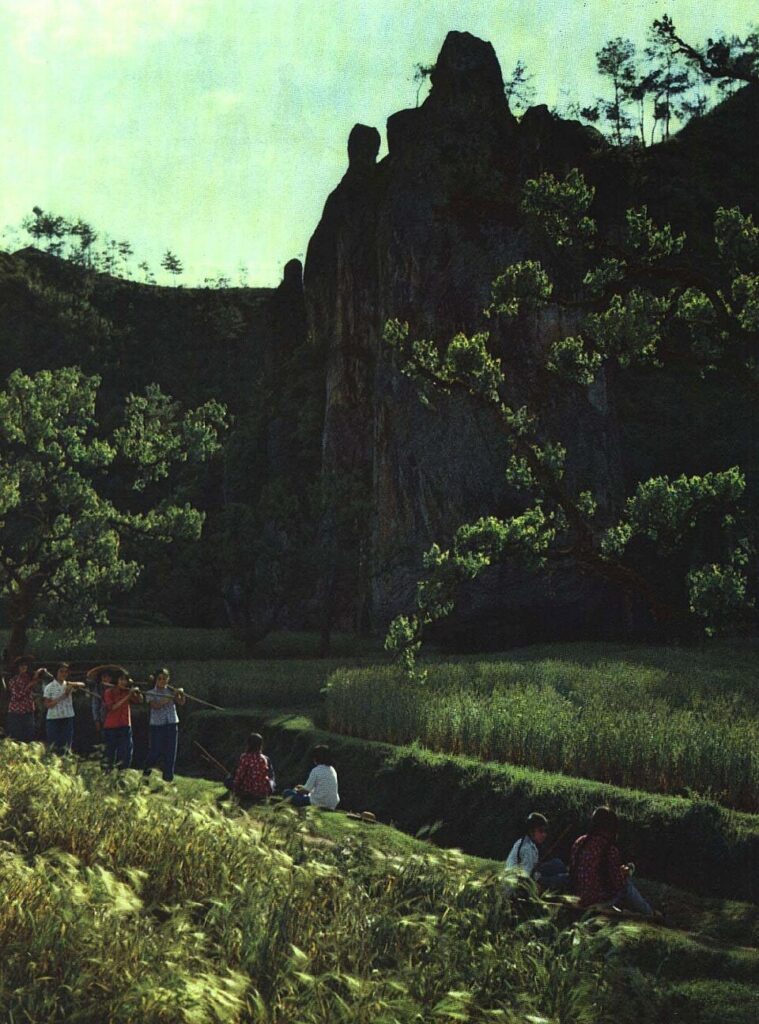 五老峰实景图片