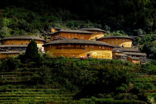 店头古村落实景图片
