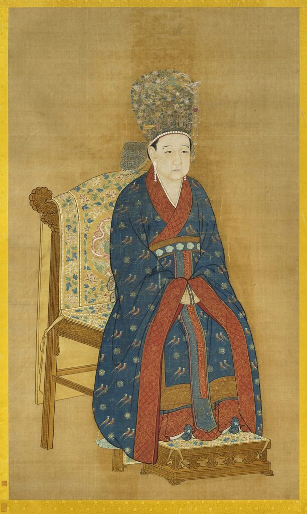 南宋宁宗皇后坐像