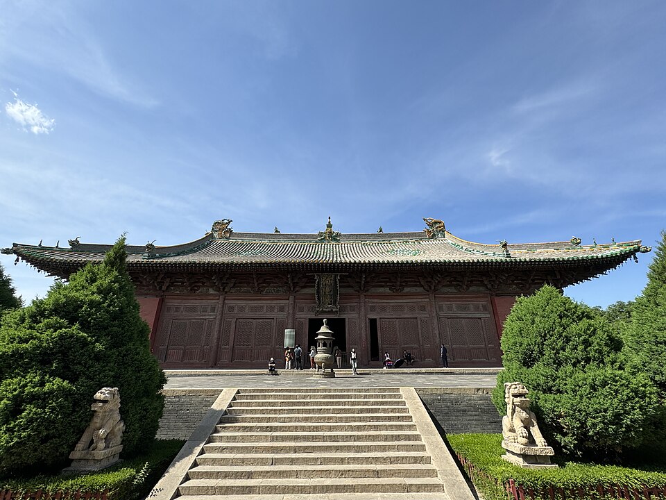 山西朔州崇福寺弥陀殿远景