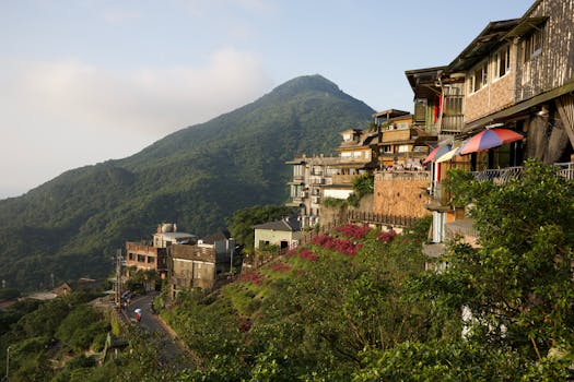 九山顶实景图片