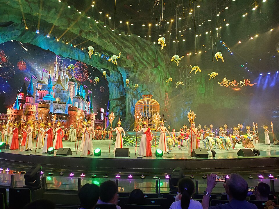 太湖龙之梦乐园国际马戏城杂技表演