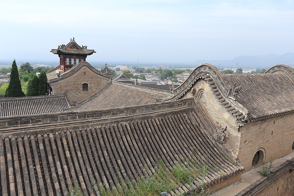 阎锡山故居得一楼俯瞰实景