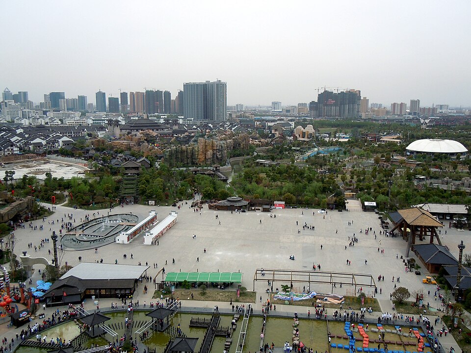 淹城春秋乐园全景