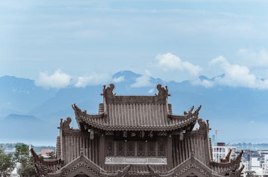 九山顶实景图片