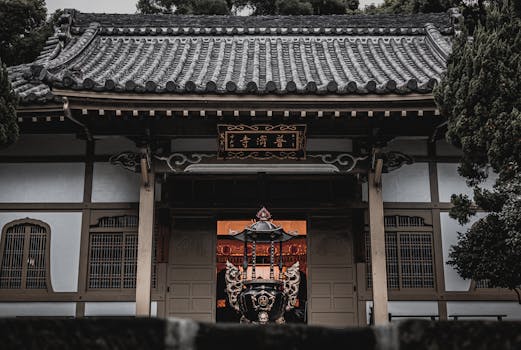高碑店开善寺内部实景