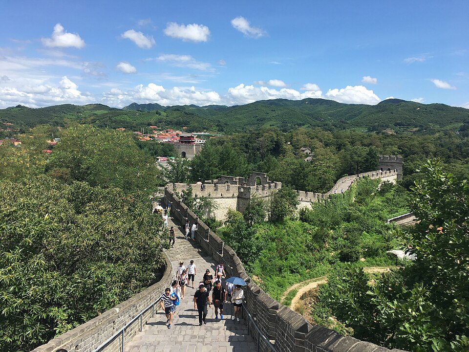 虎山长城实景图片