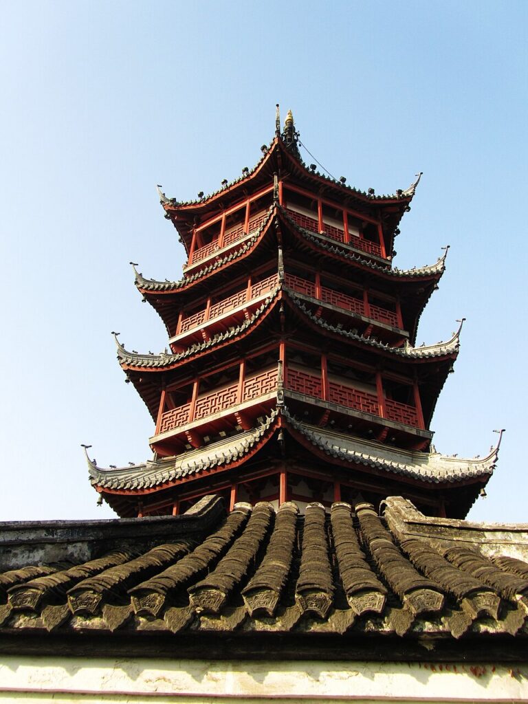 文峰塔实景图片