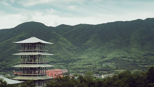 秦柏景区附近传统建筑实景图片