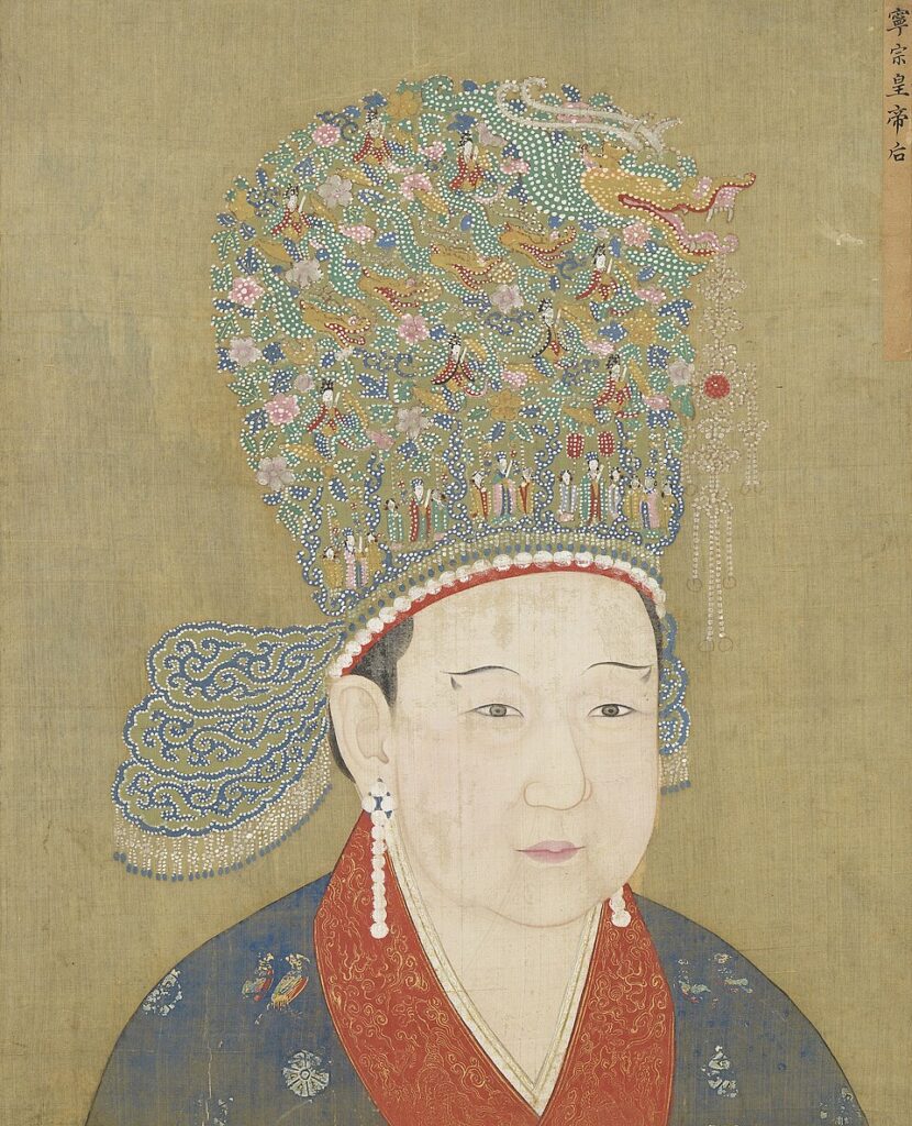 南宋宁宗皇后半身像