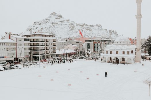 可克达拉市雪莲广场实景图片