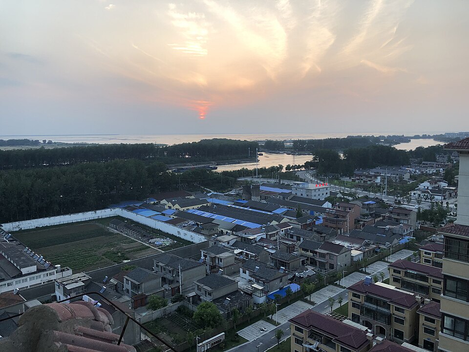 高邮湖实景图片