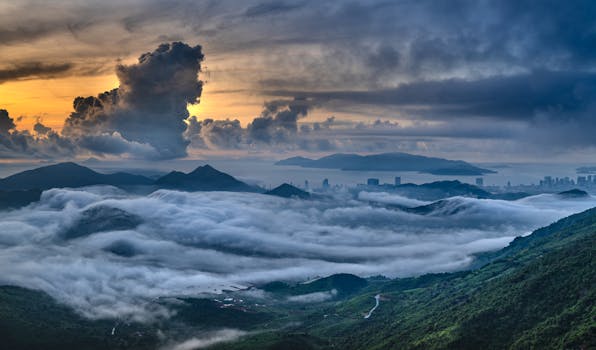 云顶山实景图片