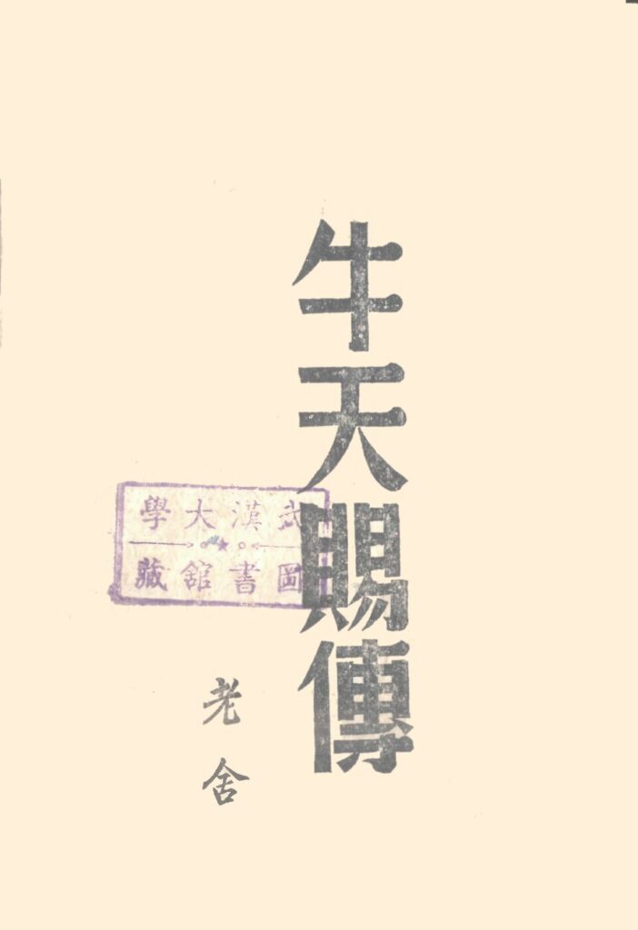 牛天賜傳书籍封面