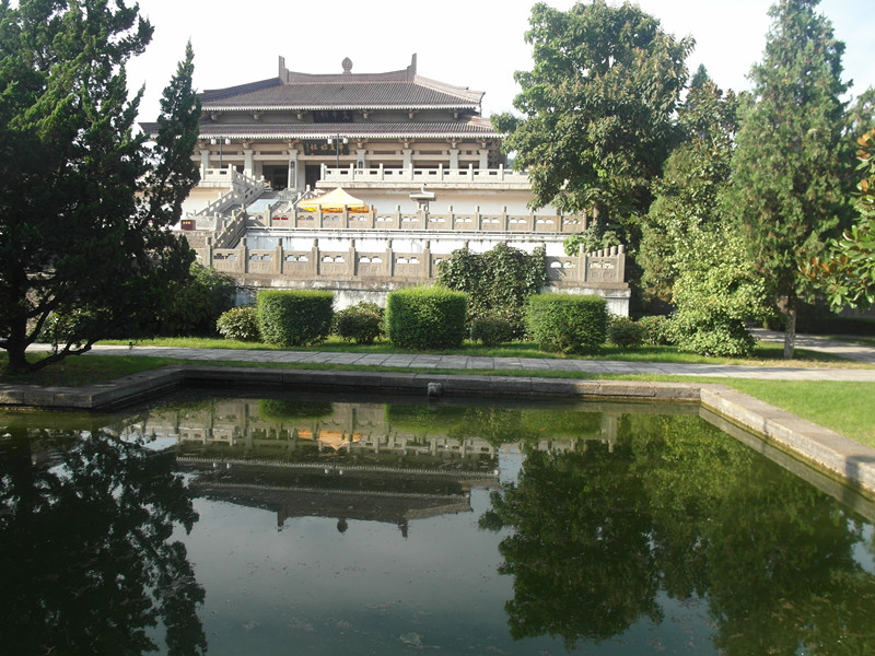炎帝陵寺庙实景图片