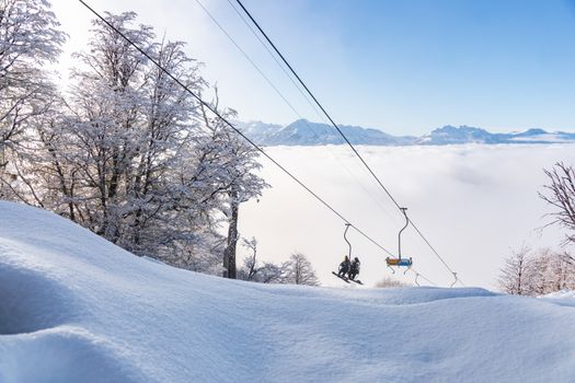 巴里坤滑雪场实景图片