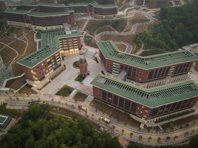 哈尔滨工业大学航天馆鸟瞰