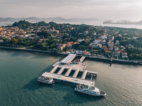 沧州渤海新区东渡码头海滨景观