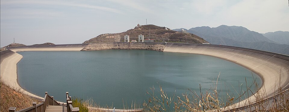 江南天池天荒坪水库全景