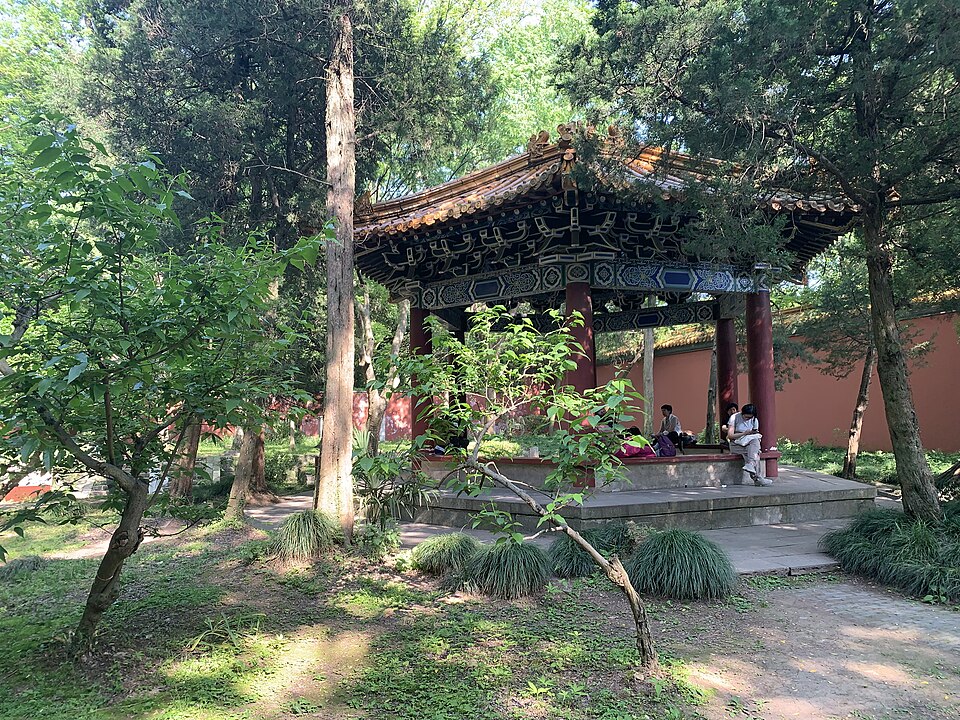 明孝陵神道全景实景图片