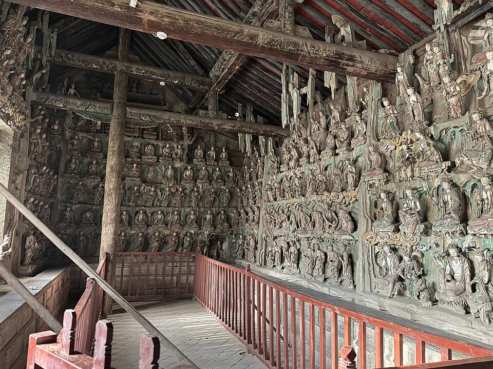 双林寺千佛殿左侧