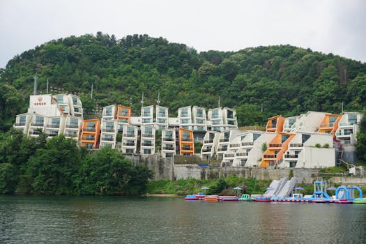 昆玉湖度假区实景图片