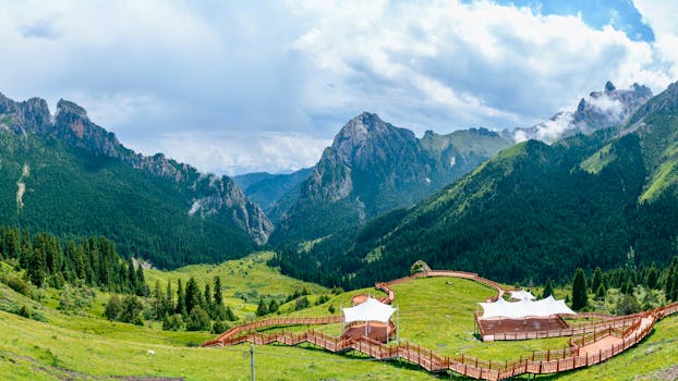 黄围山实景图片