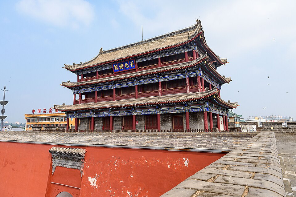 忻州古城拱辰门实景
