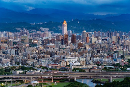 北屯市城市景观实景图片