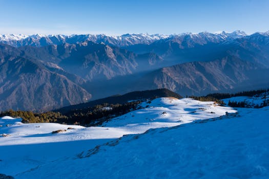 道孚雅拉雪山观景台实景图片