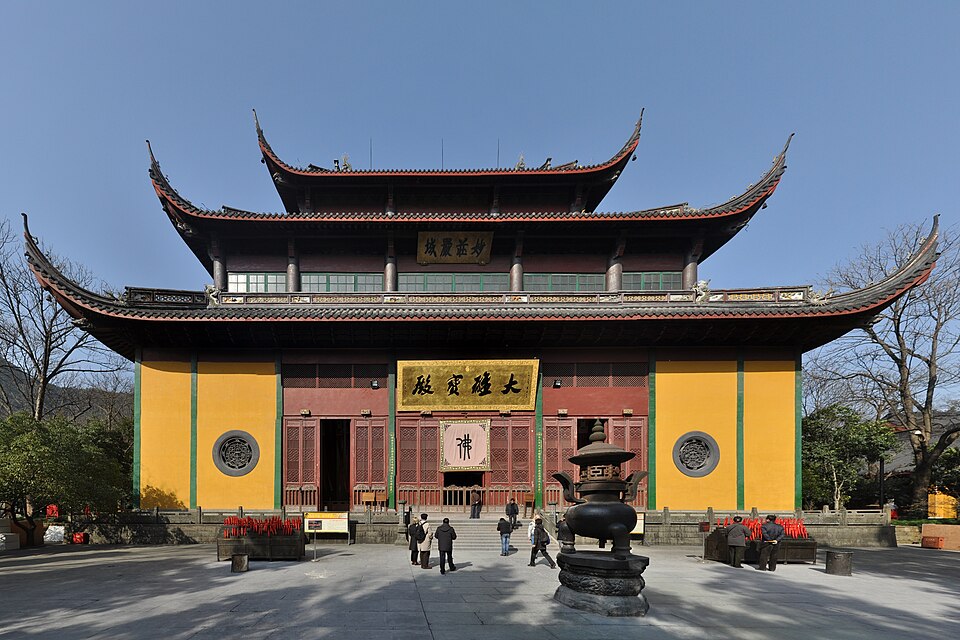 灵隐寺实景图片