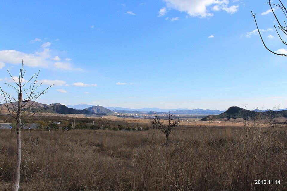 云龙涧风景区路旁实景