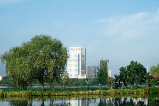 天津塘沽外滩公园实景图片
