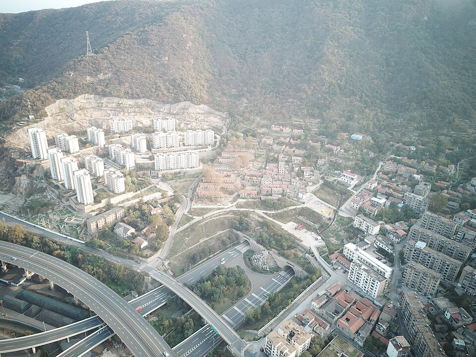连云港老街全景