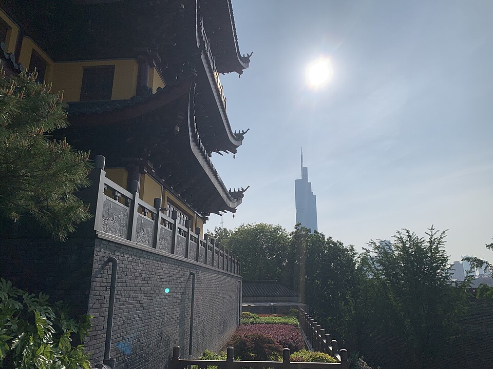 鸡鸣寺全景实景