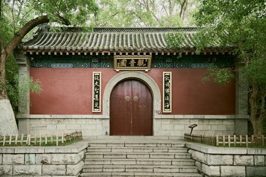 司马光祠实景图片