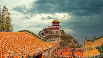 静乐天柱山龙泉寺山顶殿堂