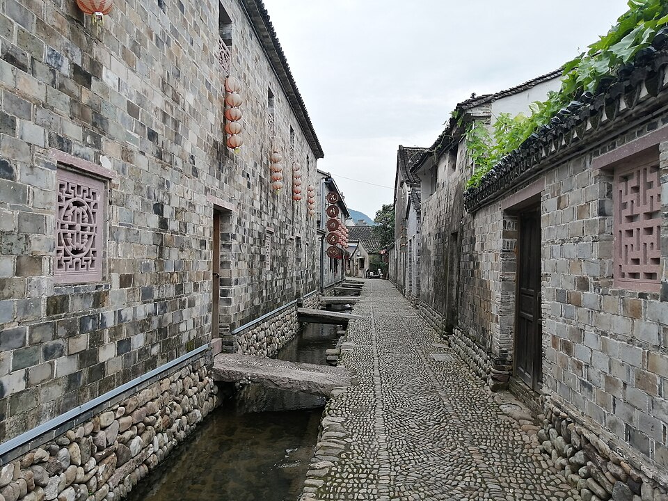 前童古镇实景图片