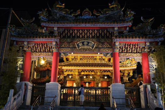 帝君庙东亚风格建筑实景